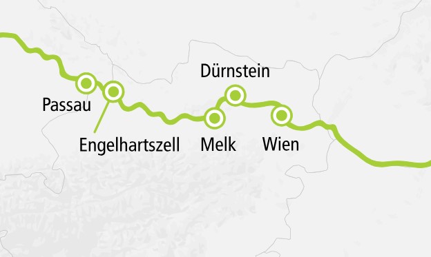 布拉迪斯拉发＋维也纳＋梅尔克 行程安排路线图