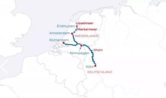 Nicko荷兰赏花巡游 行程安排路线图